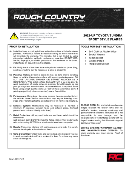 Installation Manual